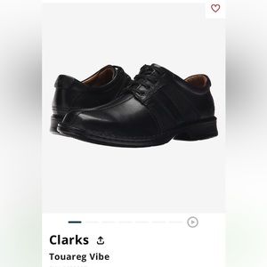 Clark’s Touareg Vibe, Black Casual Low Dress Shoe, Size 12